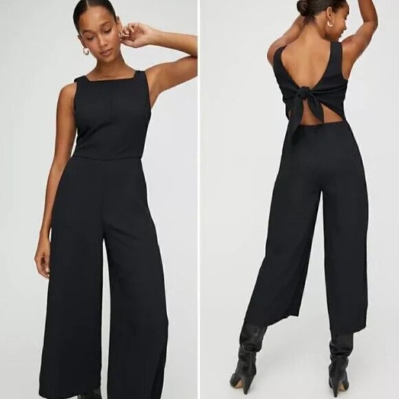 Aritzia Wilfred Ecoulment Jumper Black Size 0 - Picture 1 of 10